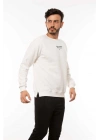 Sırt Baskılı Oversize Erkek Sweatshirt