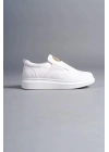 SLW161 Hippo Bağcıksız Cilt Erkek Günlük Sneaker Ayakkabı CBT - Beyaz