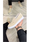 SLW180 Estilo X Bağcıksız Süet Erkek Günlük Spor Klasik Ayakkabı SBT - Krem