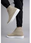SLW207 Oslo Bağcıklı Süet Erkek Günlük Spor Bot BT - Krem