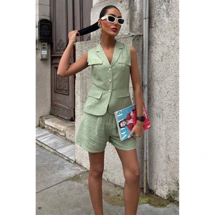 Yelek Şort Viscon Takım 10156-17