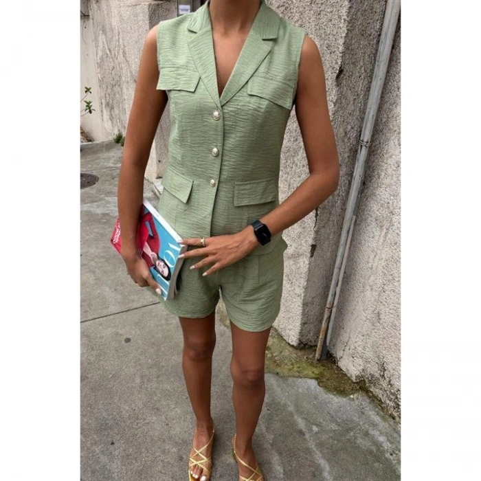 Yelek Şort Viscon Takım 10156-17