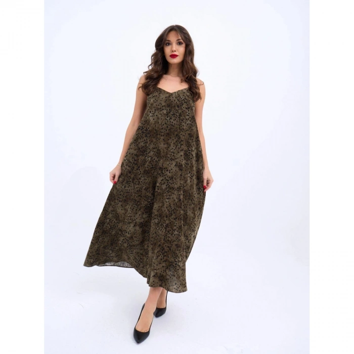 6250 ELBİSE-SİYAH HAKİ