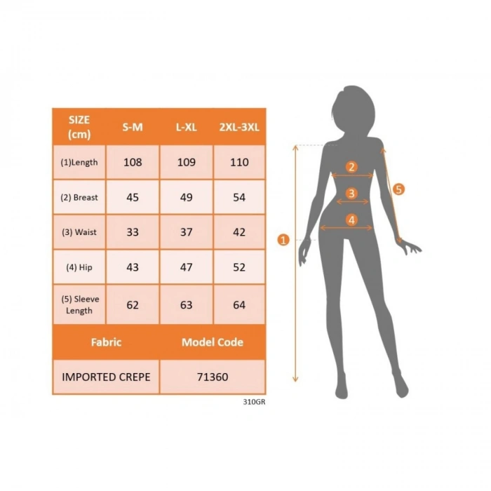 Kadın Uzun Kollu Geometrik Yaka Midi Ithal Krep Elbise