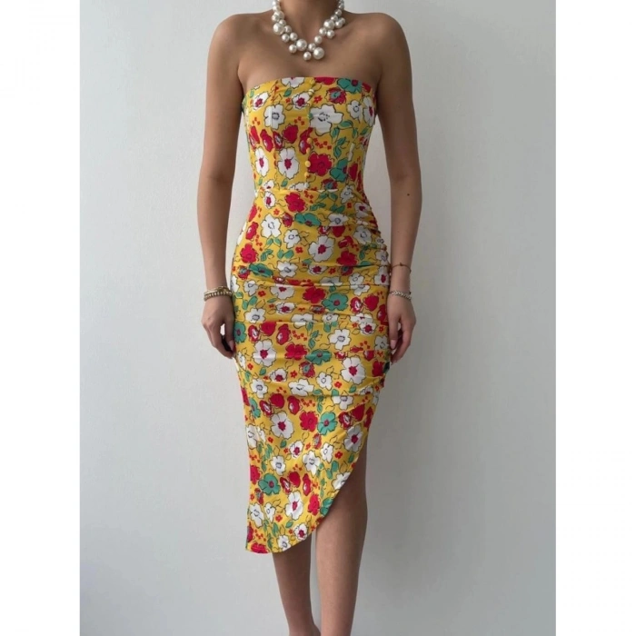 Emelıe Straplez Elbise