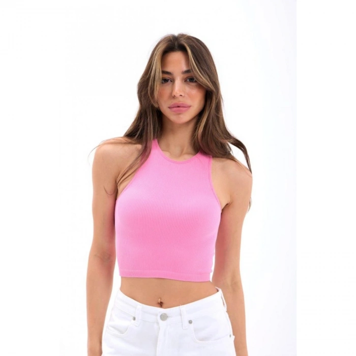 2501 SPORCU YARIM T-SHİRT-PEMBE