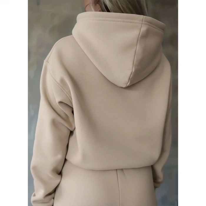 Kadın Uzun Kollu Nope Baskılı Beli Ribanalı Ikili Takım