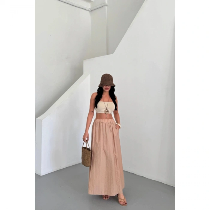 ETEK ŞANEL BOY SOFT KUMAŞ - Bej