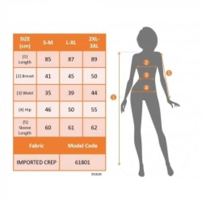 Kadın Uzun Kollu Kruvaze Yakalı önden Düğmeli Kısa Ithal Krep Elbise