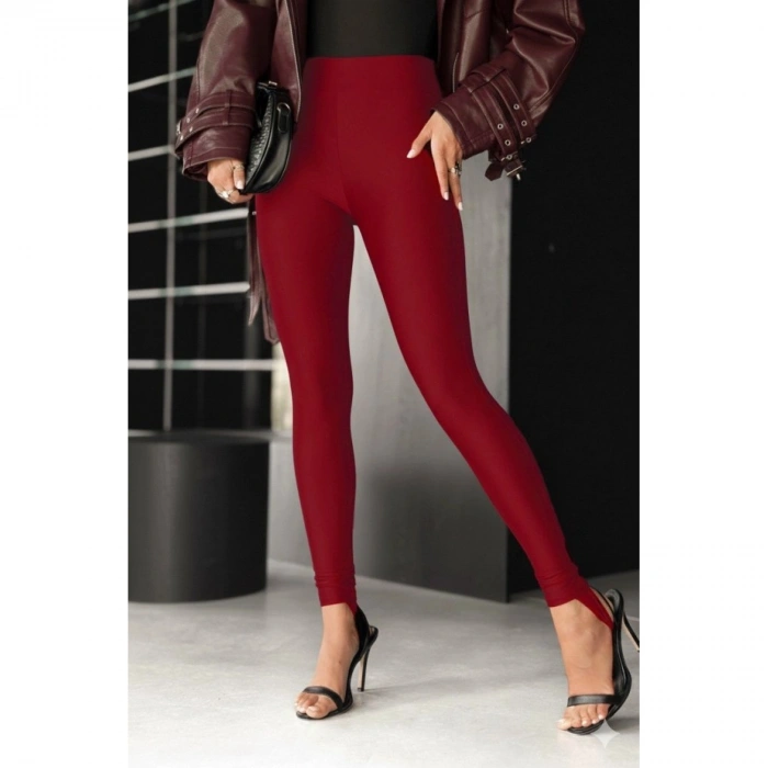 Kadın Yüksek Bel Topuk Altından Geçmeli Dalgıç Tayt