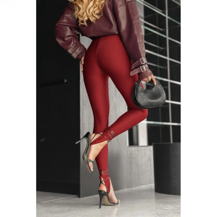 Kadın Yüksek Bel Topuk Altından Geçmeli Dalgıç Tayt