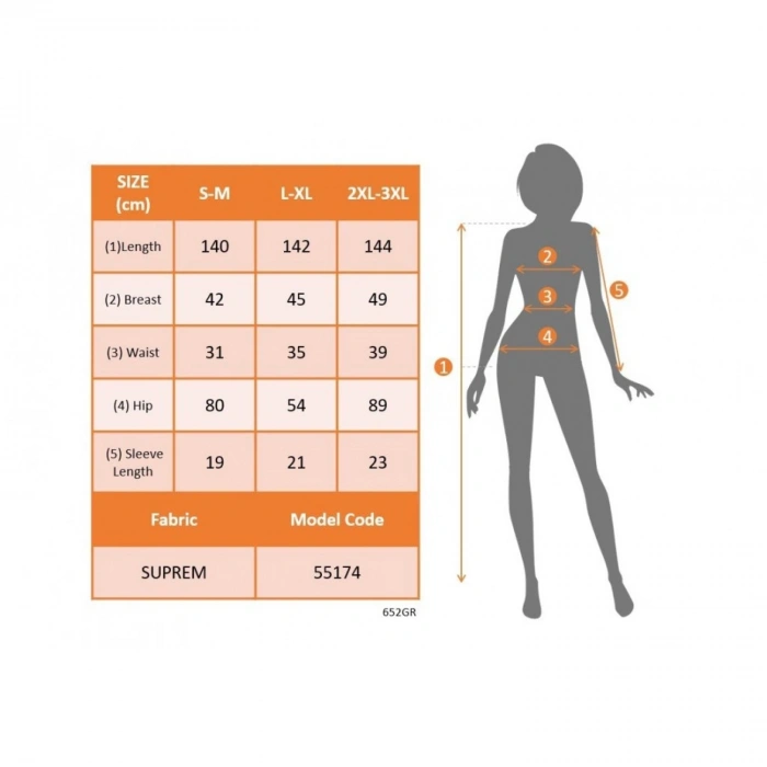 Kadın Kısa Kollu Kruvaze Yaka Beli Lastikli Süprem Maksi Boy Elbise