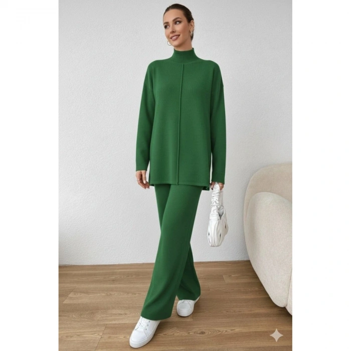 Kadın Uzun Kollu Triko Ikili Takım