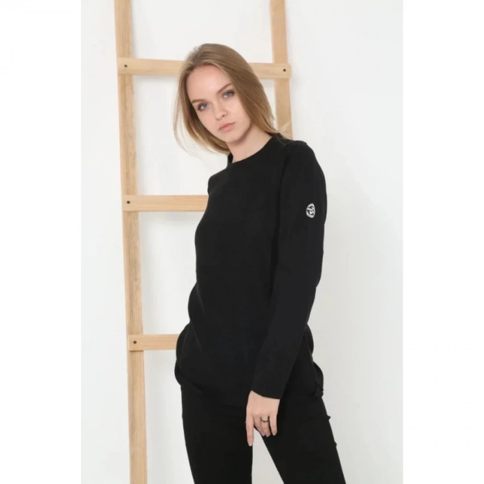 Biskilet Yaka Kolu Armalı - Siyah