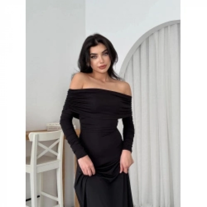 Uras Straplez Elbise