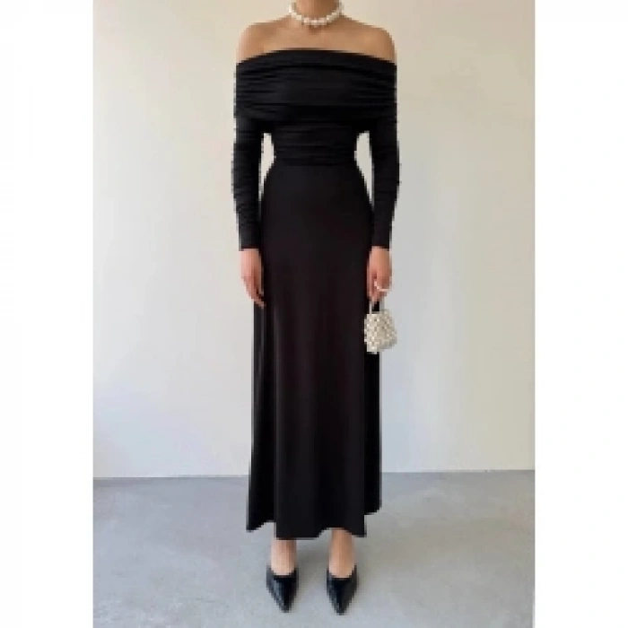 Uras Straplez Elbise