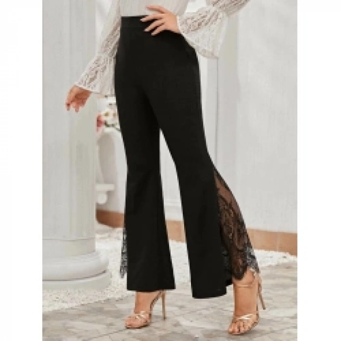 Kadın Ispanyol Paçadantel Detay Dalgıç Tayt