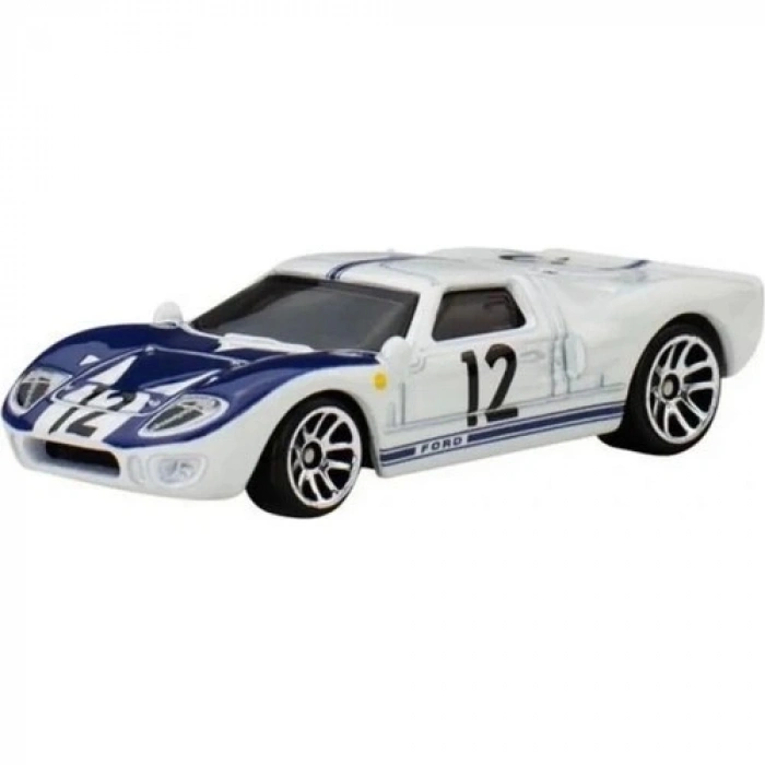 Mattel HRT81/JBY87 Hot Wheels Sılver Serıes Vıntage Ford GT40 Araba - Tekli