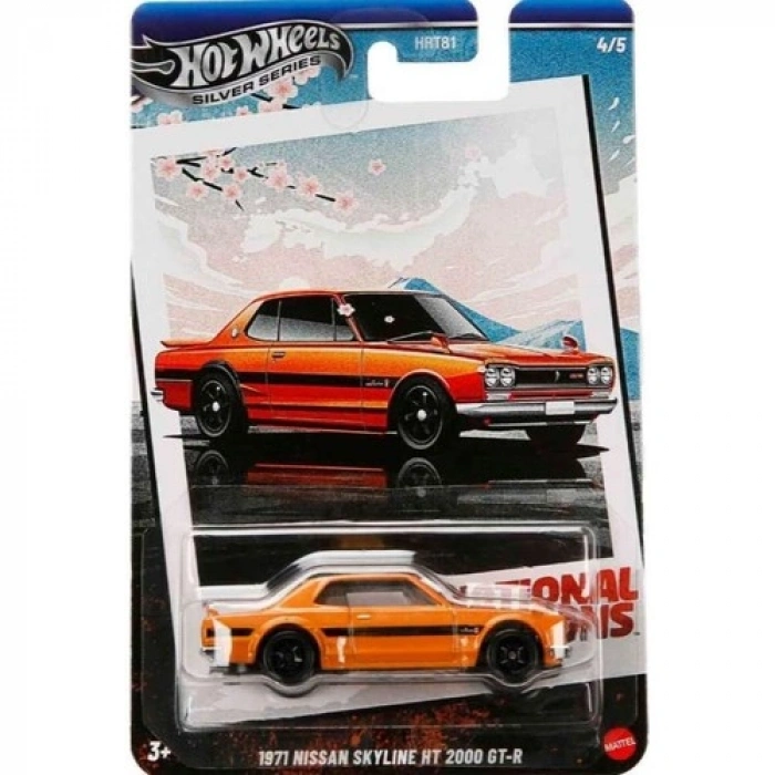 Hot Wheels Silver Series 1971 Nissan Skyline Ht 2000 Gt-R JBY89