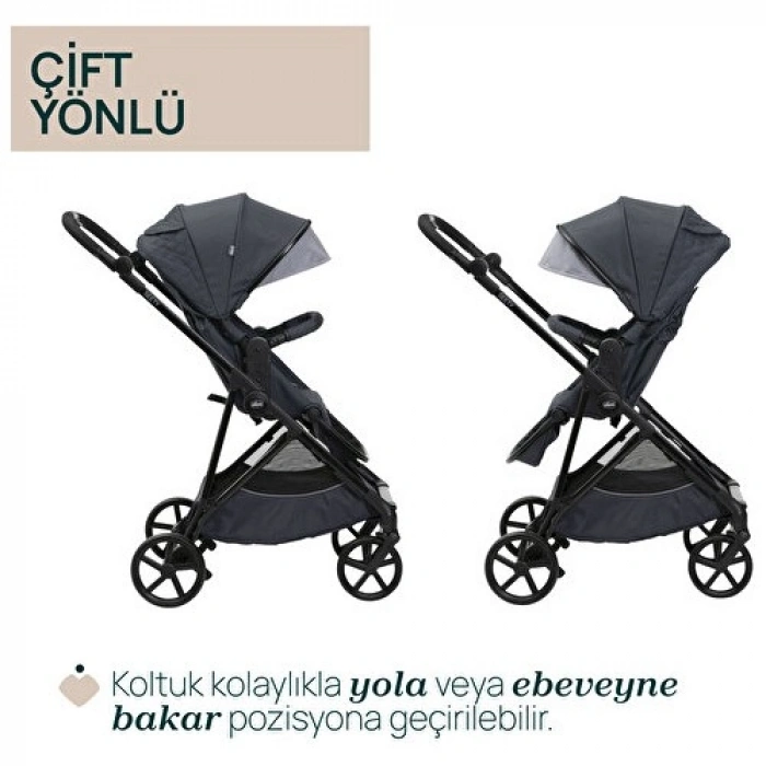 Chicco Seety Bebek Arabası Boston Grey