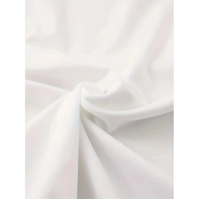 Baskılı Oversize Bisiklet Yaka T-shirt - Beyaz