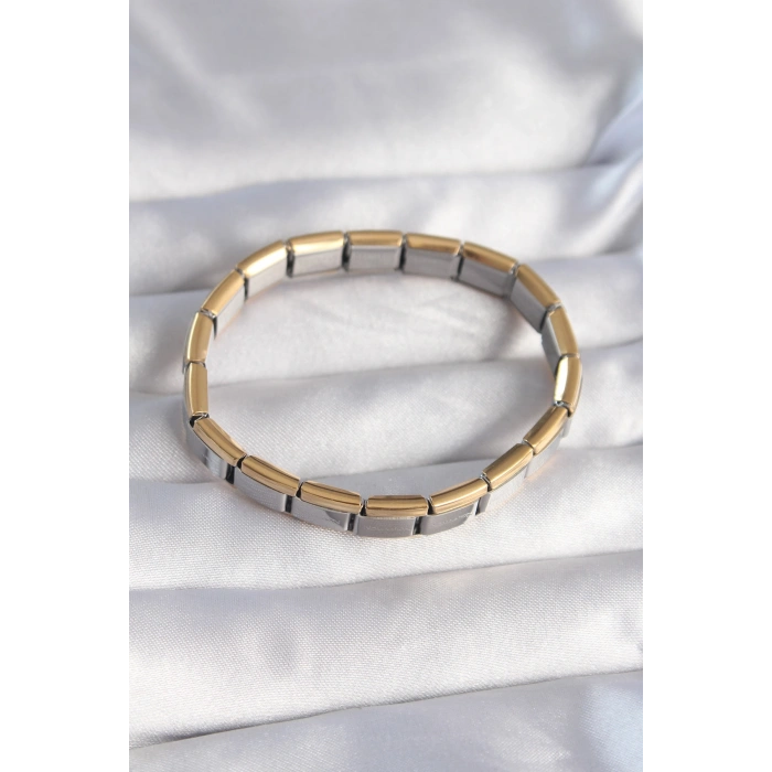 Erb 316L Çelik Çift Renk Yazılı Nomination Bileklik