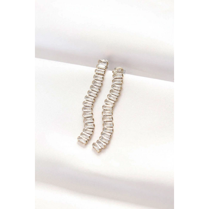 Erb 316L Çelik Gold Renk Su Yolu Küpe