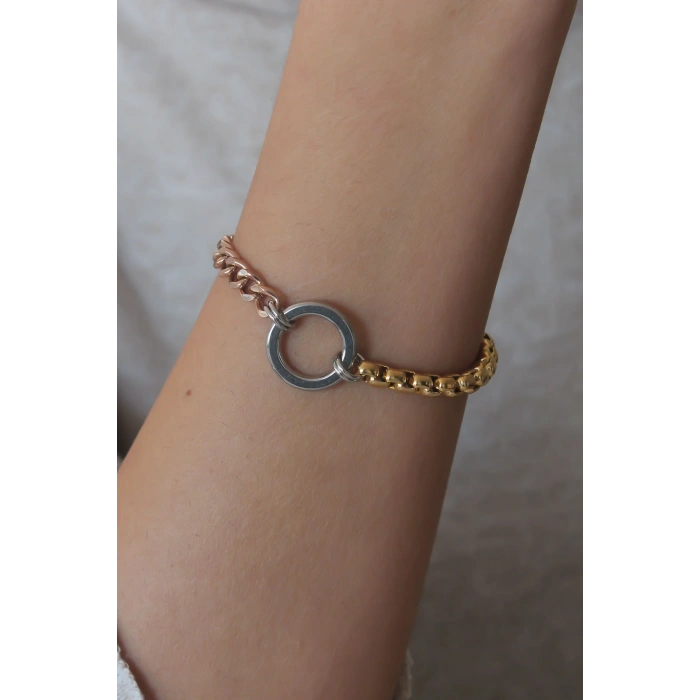 Erb Çelik Mix Renk Kadın Bileklik