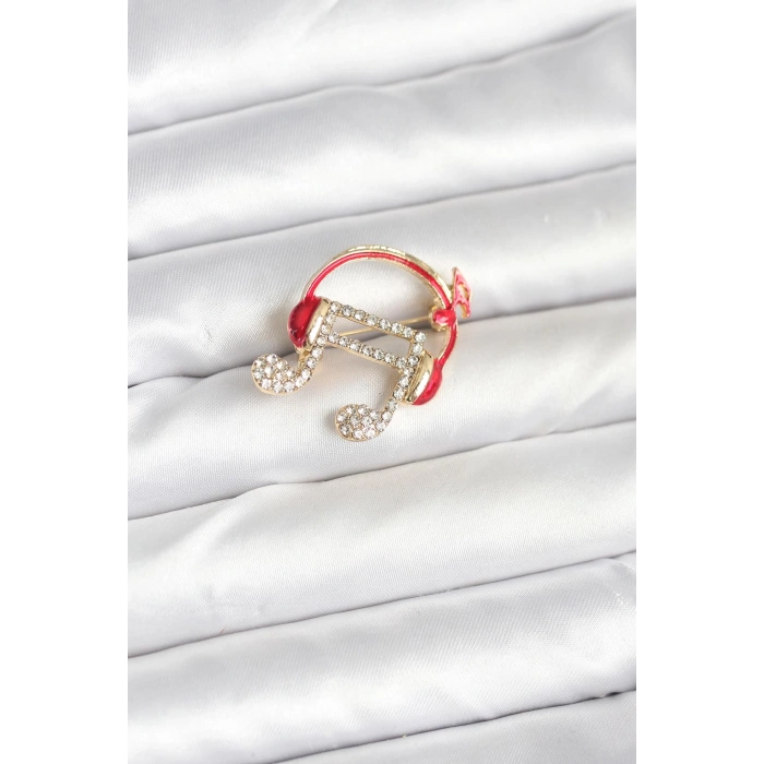 Erb Kulaklıklı Nota Model Broş