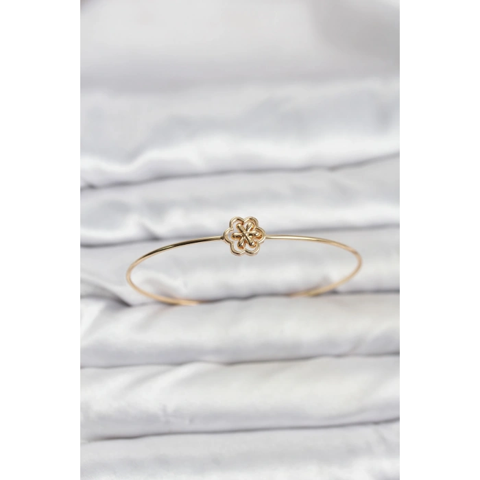 Erb Lotus Model Gold Renk Bileklik