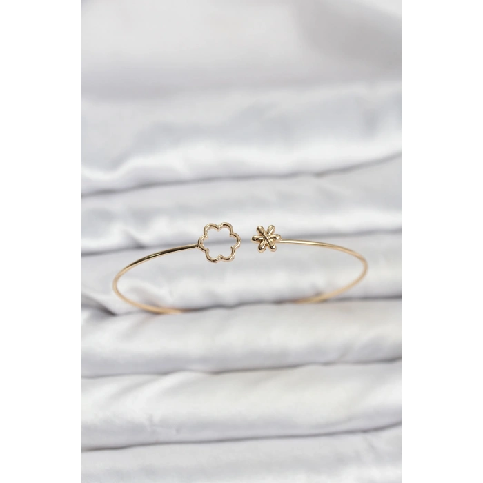 Erb Lotus Model Gold Renk Bileklik