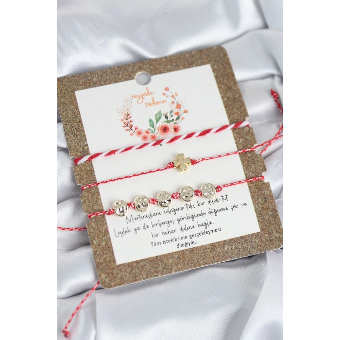 Erb Marteniçka Bileklik 3'lü Yonca Model