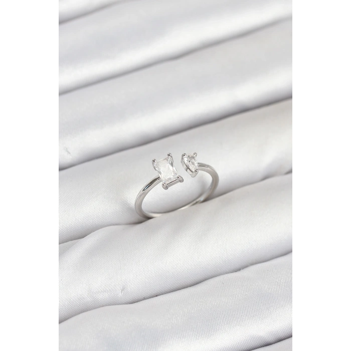 Erb Pirinç Gold Renk Zirkon Taşlı Kadın Yüzük