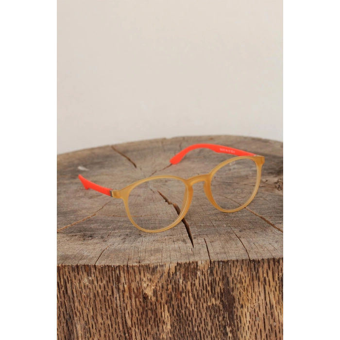 Erb Sarı Renk Oval Turuncu Renk Bayan Gözlük