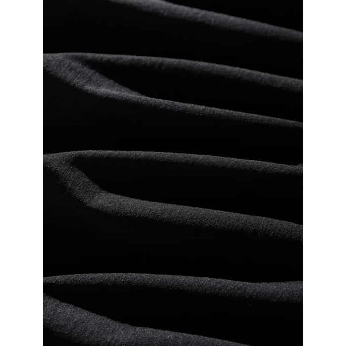 Erkek Dağ Grafikli Tişört, Yaz Için Büyük Beden Rahat T-shirt - Siyah