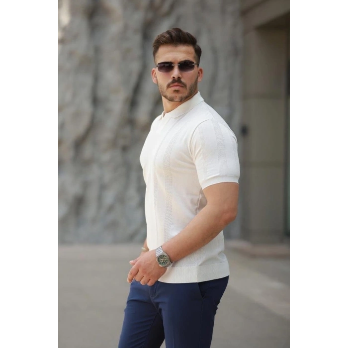 Erkek Hemşire Yaka Kısa Kollu Tişört