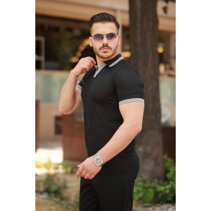 Erkek Hemşire Yaka Kısa Kollu Tişört