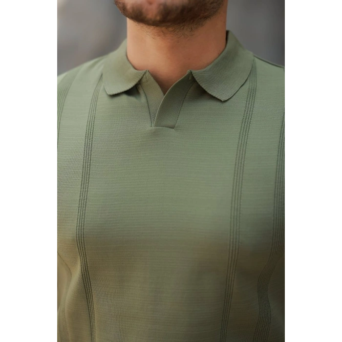 Erkek Hemşire Yaka Kısa Kollu Tişört