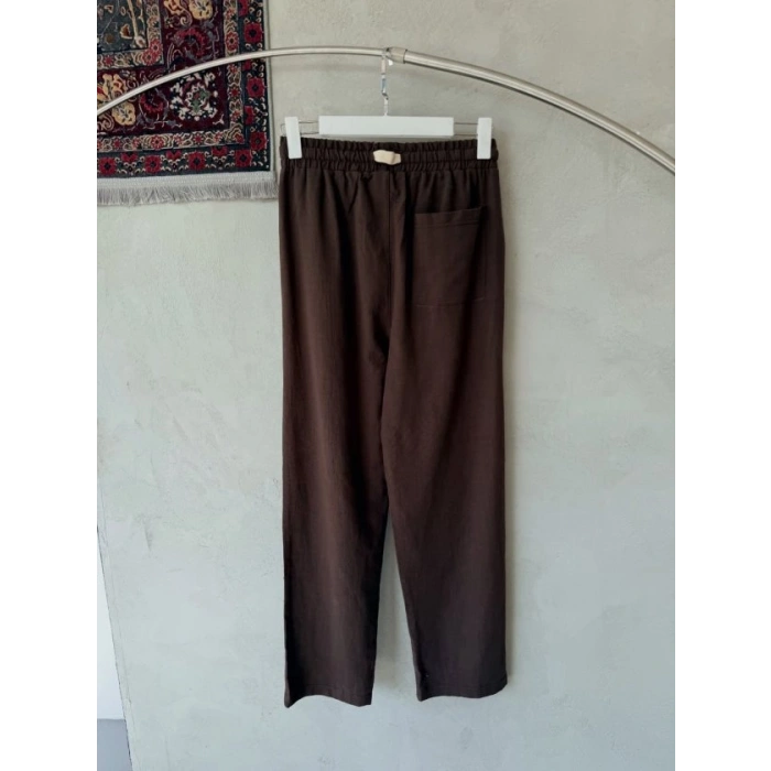 Erkek İthal Yıkamalı Keten Pantolon