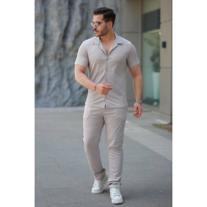 Erkek Ottoman Kumaş Pantolon Gömlek Takım