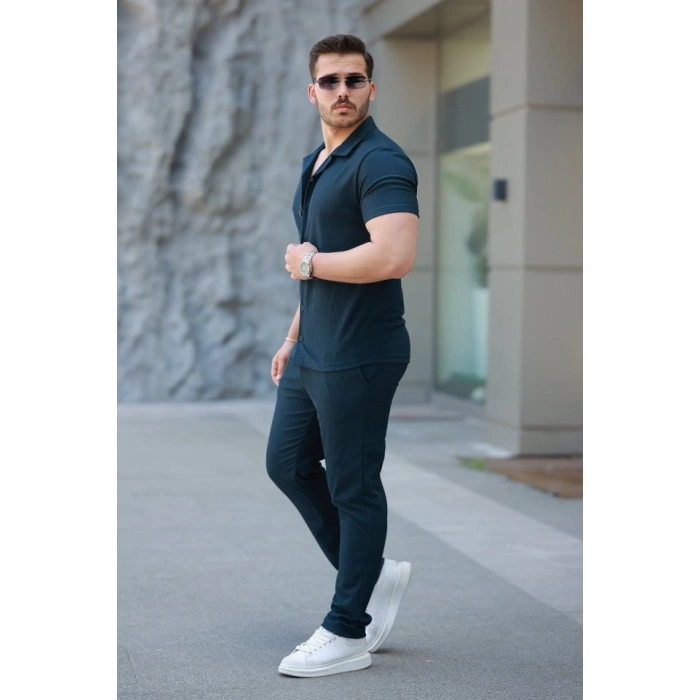 Erkek Ottoman Kumaş Pantolon Gömlek Takım