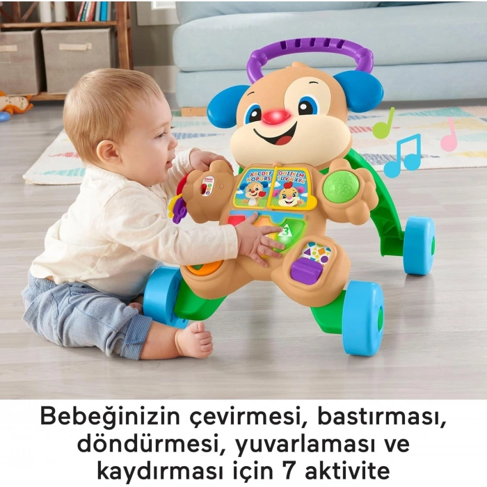 Fisher Price Eğitici Köpekçik Yürüteç Türkçe FTG10