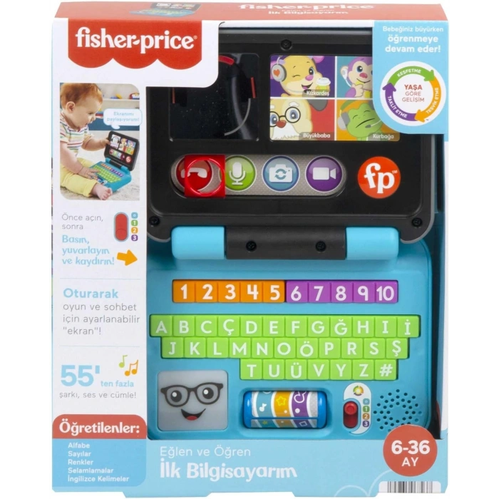 Fisher-Price Eğlen ve Öğren İlk Bilgisayarım HHH08