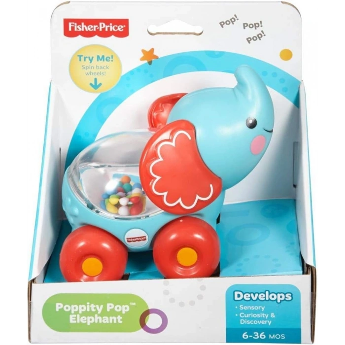 Fisher Price Poppity Araçlar - Mavi Fil CMV98