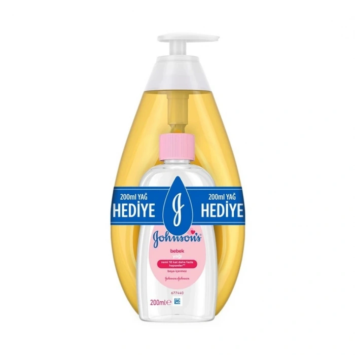 Johnsons Baby Gold Şampuan 750 ml + Bebek Yağı 200 ml