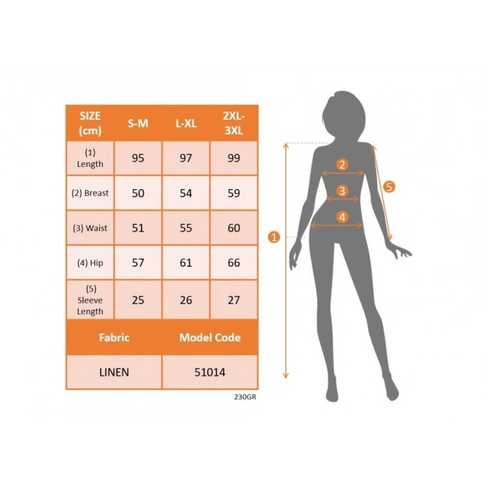 Kadın Kısa Kollu önden Düğmeli Ithal Keten Elbise