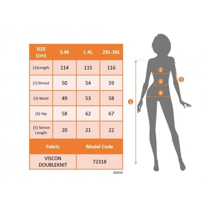 Kadın Kısa Kollu Yuvarlak Yaka Yandan Yırtmaçlı Midi Viskon Elbise