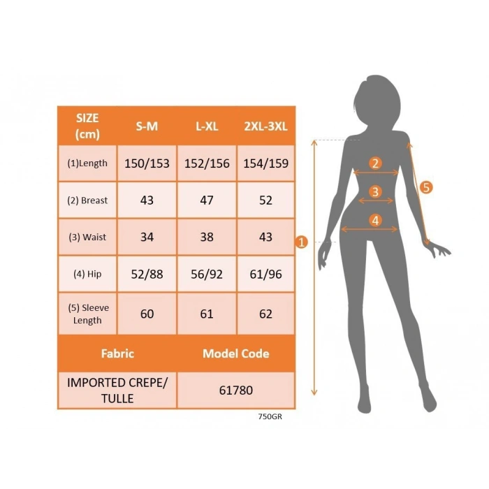 Kadın Uzun Kollu Kruvaze Yakalı Belden Kuşaklı Tüllü Uzun Ithal Krep Elbise