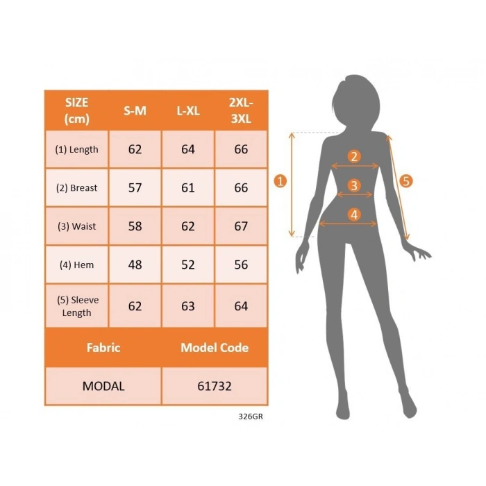Kadın Uzun Kollu önden Fermuarlı Modal Ceket