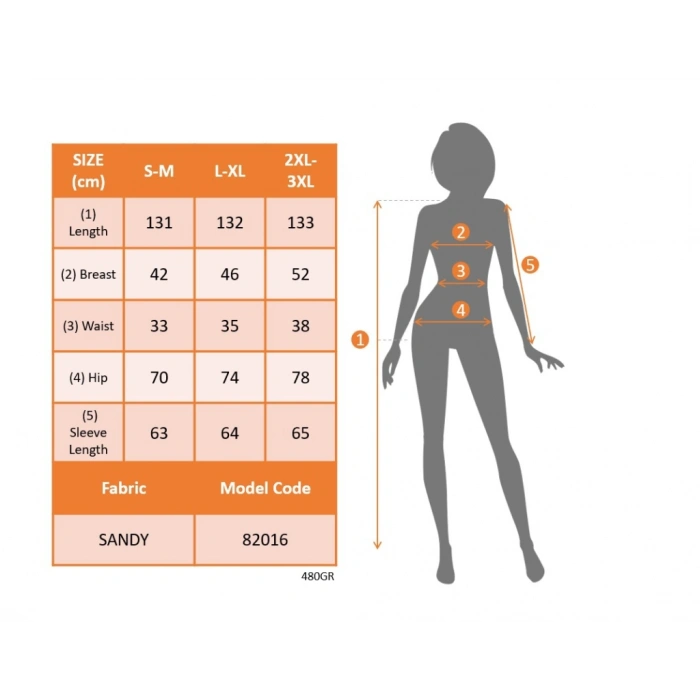 Kadın Uzun Kollu V Dantel Yakalı Yırtmaçlı Uzun Sandy Elbise